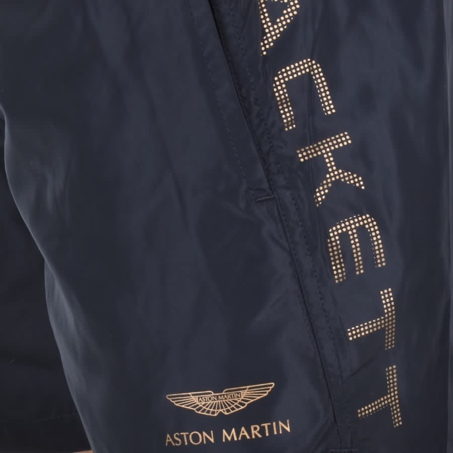 Hackett Poseidon Swim Shorts Navy Mainline Menswear Canada